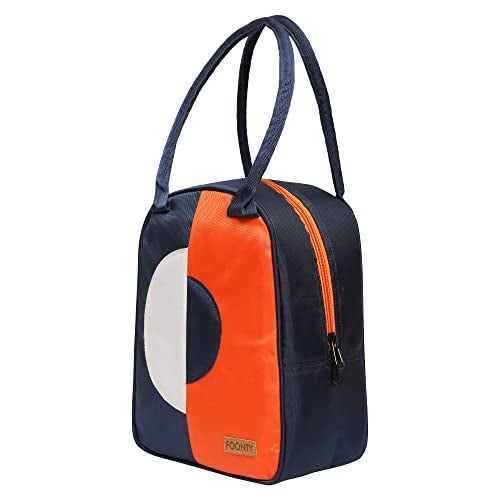 FOONTY Polyester Waterproof Lunch Bag For Men And Women(With Bottle Holder,Multicolor,9027B), 8 liter - Image 1
