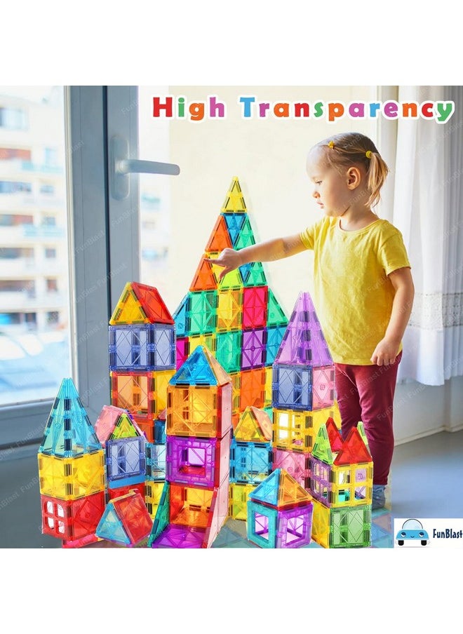 FunBlast FunBlast Magnet Building Blocks for Kids, Magnetic Blocks for Kids Toys for 3+ Yrs Old Boys Girls, DIY Educational STEM Toy for 3+ Years Kids, Learning and Construction Toys (28 Pcs)  - Image 5