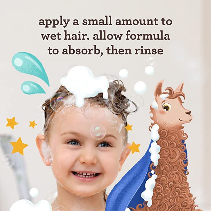 AVEENO BABY Kids Curly Hair Shampoo and Conditioner Set, 12 fl. Oz each with Oat Extract & Shea Butter, Hydrating, Hypoallergenic, Moisturizing for Defined Curls, Gentle for Kids' Developing Hair - Image 3