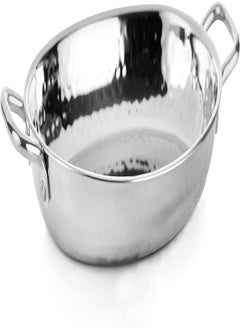 KEDGE Kedge 1 Por Stainless Steel Hammered Finish Oval Frying Pan, 350 Ml Capacity, Silver, 72917001020, Fry Pan  - Image 2