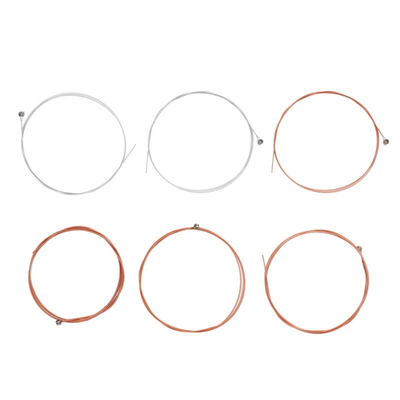 IRIN Acoustic Guitar Strings: 6Pcs Durable Rust Proof Metal Strings - Easy Tuning Bright Tone Strings for Beginner Guitarists, Performers and Home Practice - Image 1