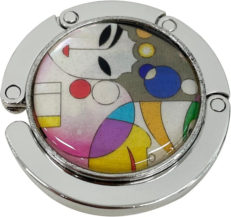 PLAY Mother of Pearl Purse Hook Magnet Clip Table Handbag Hanger Foldable Table Holder (Woman) - Image 2