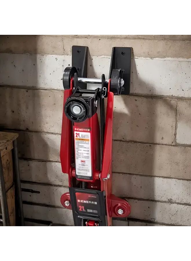 Black Heavy Duty Metal Wall Mounted Hooks For Jacks 2 Pieces Set - Image 3