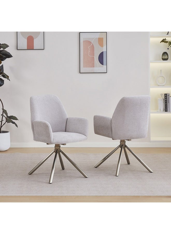 Home Box Walton Eiffel Swivel Dining Chair 88 x 49 x 49 cm  - Image 4