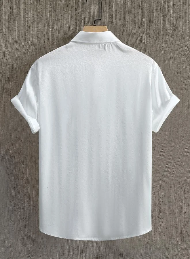 Take Two Men Plus Size Solid Casual Shirt
