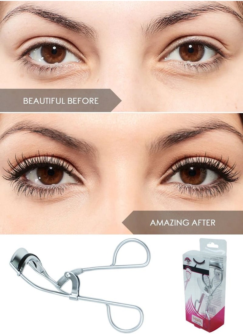 Sasha - Eyelash Curler Perfect Curling Effect In 8 Seconds Lengthening the Eyelashes and Look Awesome with this Smart Tool in seconds with ease and safety It make the Eyelash Lavishing Amazing Beautiful - Image 1