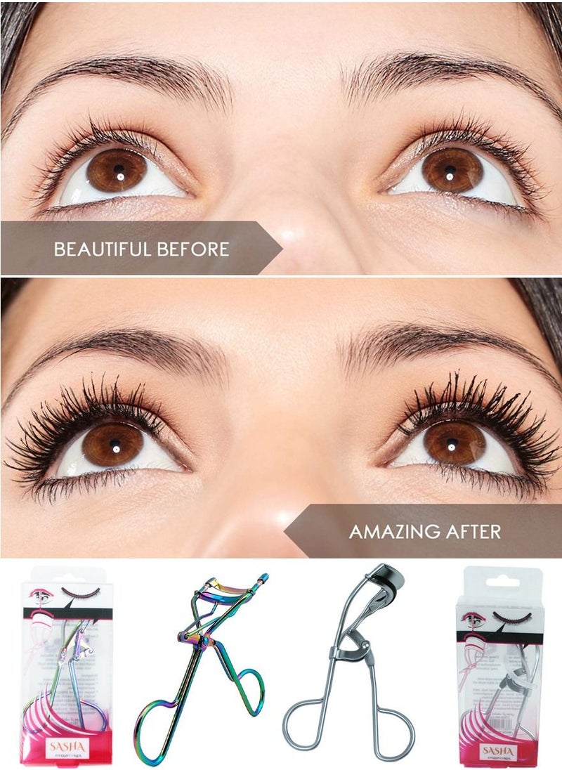 Sasha - Eyelash Curler Perfect Curling Effect In 8 Seconds Lengthening the Eyelashes and Look Awesome with this Smart Tool in seconds with ease and safety It make the Eyelash Lavishing Amazing Beautiful - Image 1