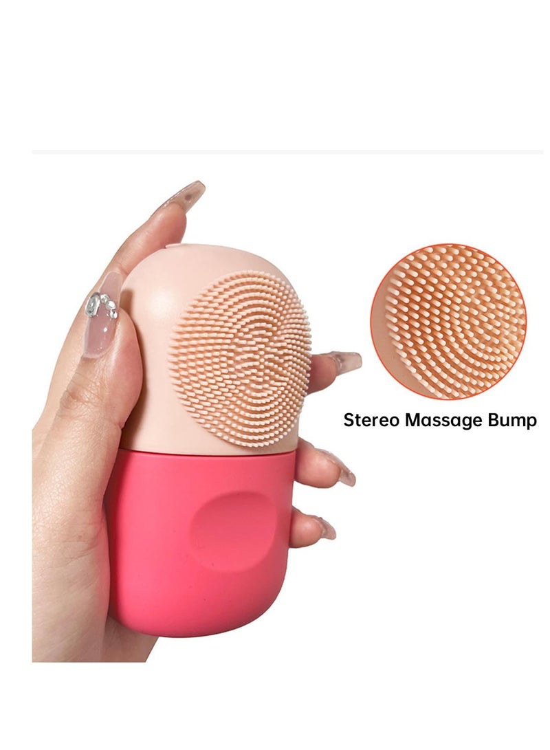 ECVV ECVV 2-in-1 Ice Cube Roller Massager for Face, Eyes and Neck – Naturally Ice Conditioning and Skin Care, De-Puff Eye Bags, – Reusable Massage Silicone Ice Mold  - Image 4