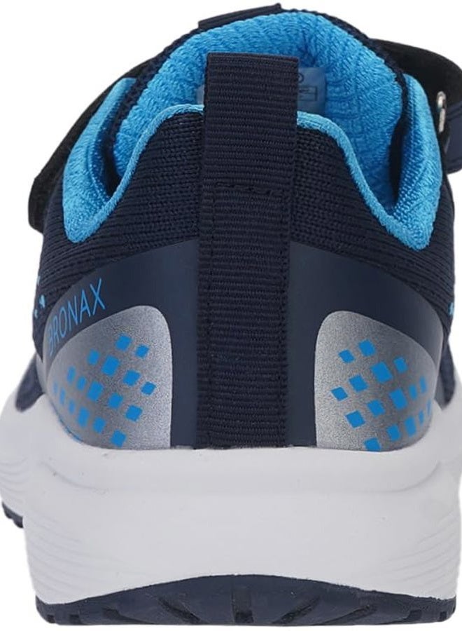 BRONAX Little/Big Kids Wide Toe Box Tennis Shoes | Athletic Running Sneakers for Boys/Girls, Dark Blue, 2 Wide Little Kid - Image 4