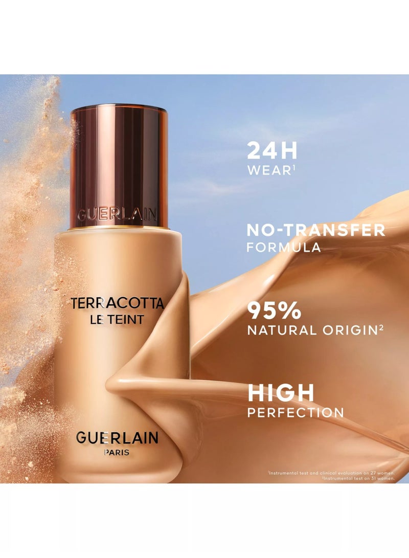 غيرلان كريم أساس سائل تيراكوتا لو تينت من جيرلان، لون 4.5N، 30 مل - Image 2