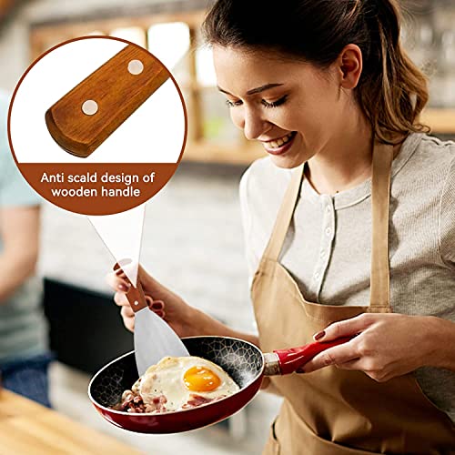 TASKHOUSE Metal Spatula with Beveled Edges Stainless Steel Burger Turner for Grill, Heavy Duty Griddle & Cast Iron Skillet (1 Piece) - Image 4