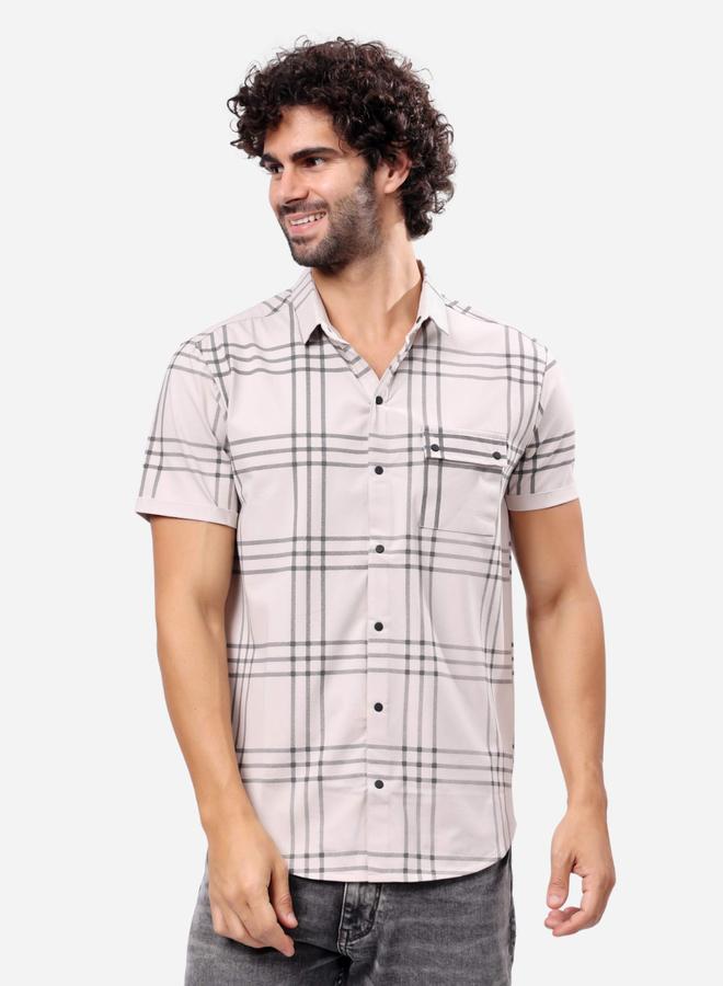 Stylox Checked Short Sleeve Regular Fit Shirt - Image 4
