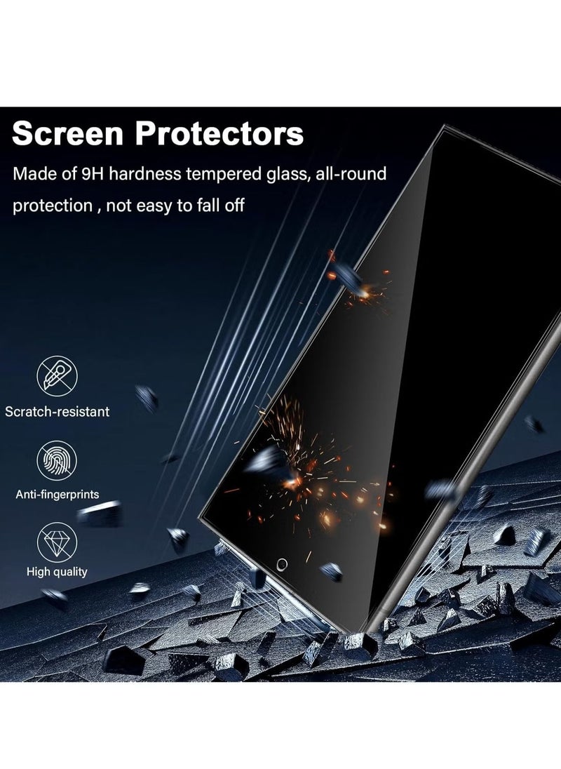 ELTRAZONE Tempered Glass Screen Protector for Samsung Galaxy S24 FE – 2-Pack Anti-Spy Privacy Screen Protector, 9H Hardness, Scratch-Resistant, Bubble-Free, Ultra Clear Tempered Glass Film for Maximum Protection - Image 4