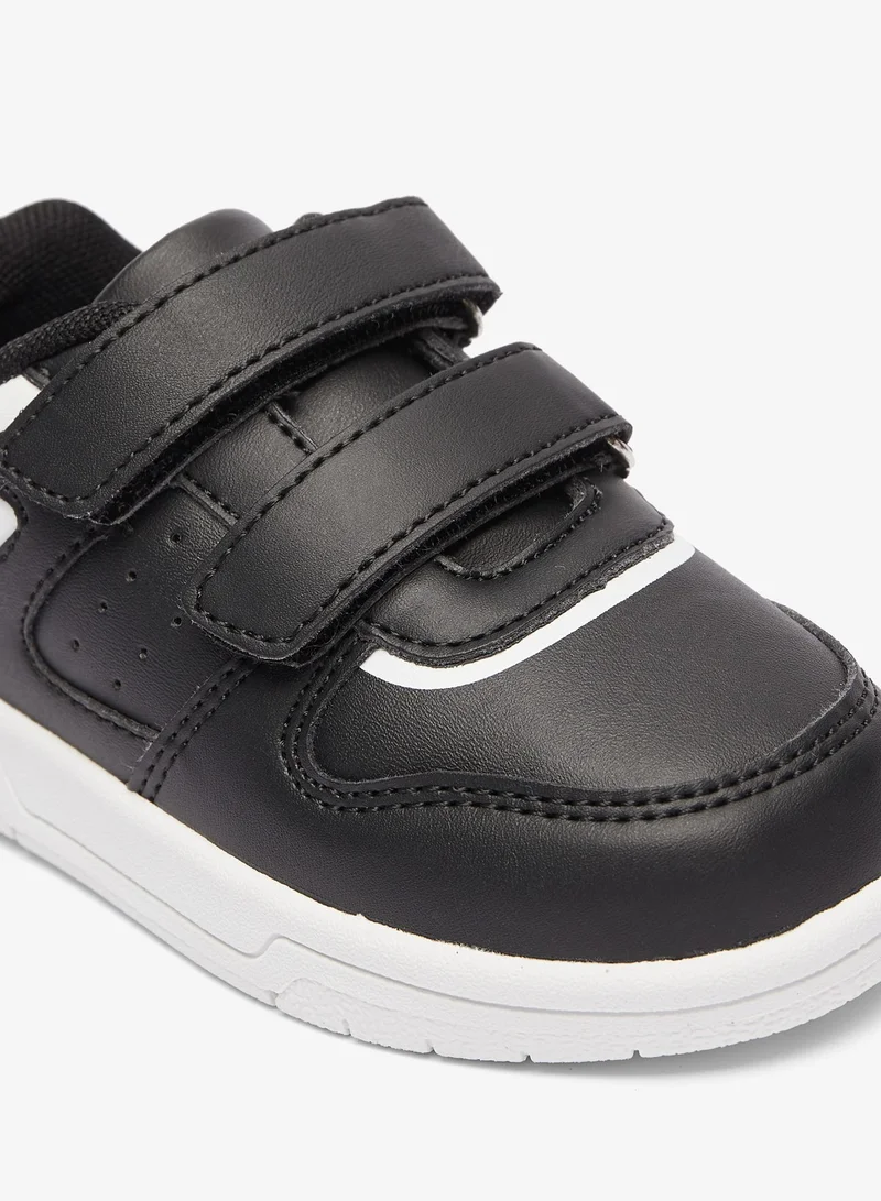 LBL by Shoexpress Boys Paneled Casual Sneakers with Hook and Loop Closure