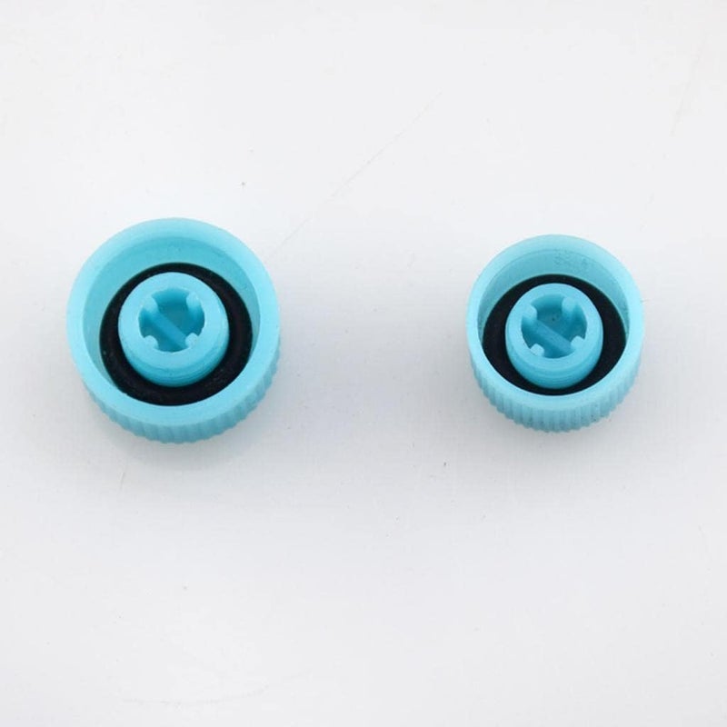 klarako 2pcs Auto A/C System Valve Cap High Low Voltage Refrigerant Valve Dust Cap - Image 2