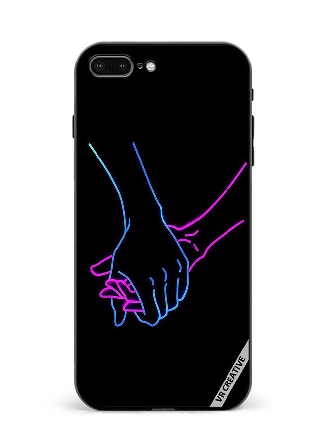 VR CREATIVE Protective Case Cover For Apple iPhone 7 Plus/8 Plus Hands Design Multicolour - Image 1
