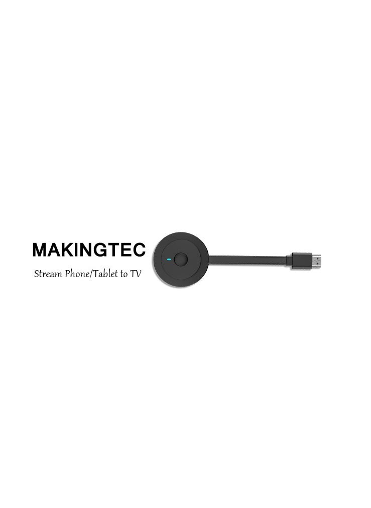 ProOne - ProOne PDH80 HDMI Dongle Adapter 1080P, WiFi Streaming Movies, Shows, and Live TV Receiver from iPhone, iPad, Android, Tablet, Window to HDTV/Monitor/Projector, Miracast, Airplay, DLNA, Chrome - Image 1