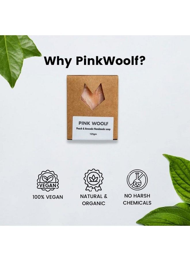 PINK WOOLF Bath Soaps Combo Set Of 3 Organic Soaps Gold & Honey Natural And Handmade Works On Dry Skin & Antiacne To Purify Skin ; Each Soap Bar Is 125 G  - Image 3