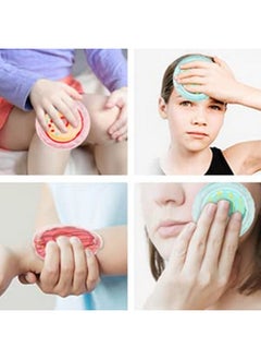 NEWGO NEWGO Kids Ice Pack for Boo Boo, 3 Pack Gel Ice Pack Toddler Ice Pack for Children Kids Injuries, Pain Relief, Bruises, Swelling, Wisdom Teeth - 4.52" x 4.52"  - Image 2