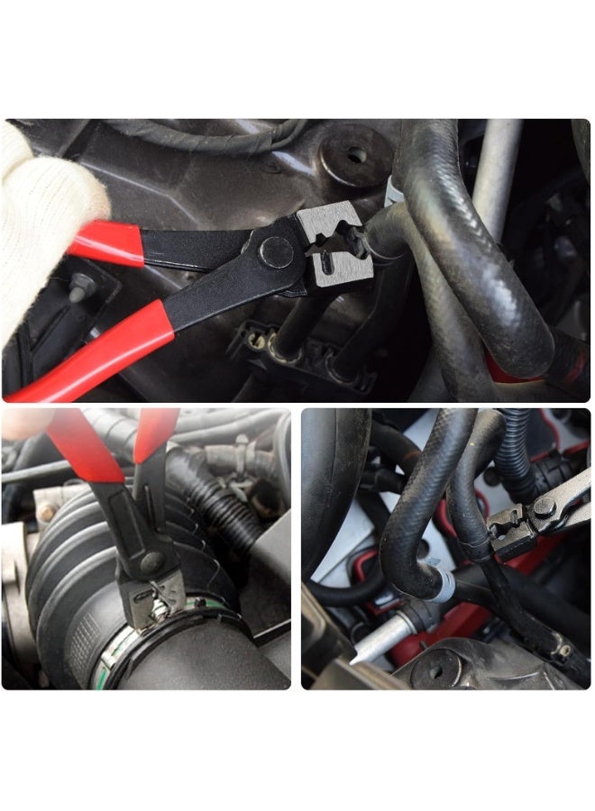 Auto Repair Disassembly Tool, Hose Clamp, Boot Clamp Tool, Multifunctional Automatic Maintenance Clamp, Easy To Use,Red - Image 3