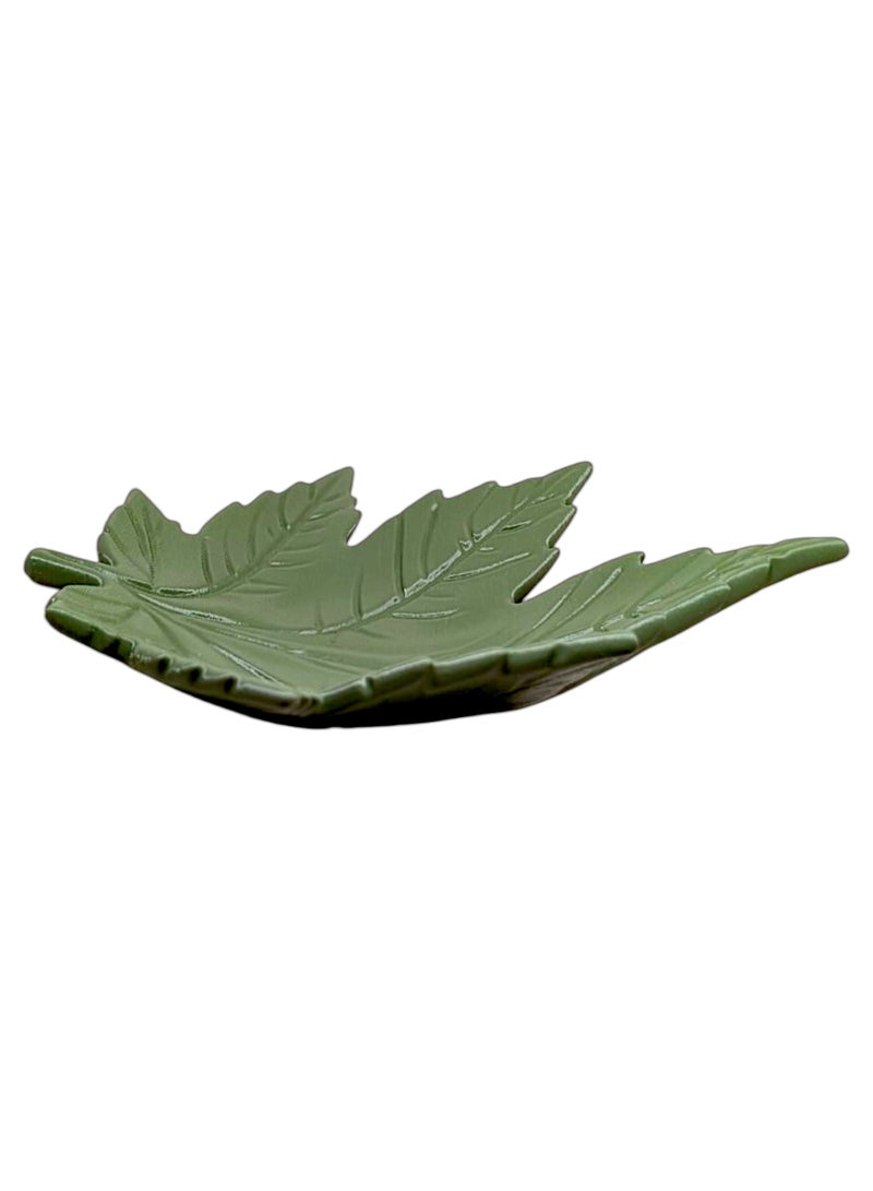 Decorative Leaf Organizer Bowl – Modern Design, Multipurpose Centerpiece, Rings, Keys, Watches & Accessories for Living Room, Dining Table, Kitchen & Office - Image 3