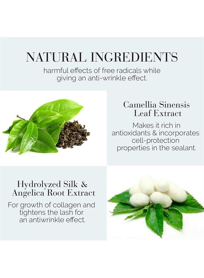 Dlux Professional Eyelash Coating Sealant - 5ml, Clear Lash Sealer & Eyelash Extension Conditioner, Eyelash Extension Aftercare, Prolonged Retention, Flocked Tip Applicator, Korean Cosmetic - Image 4