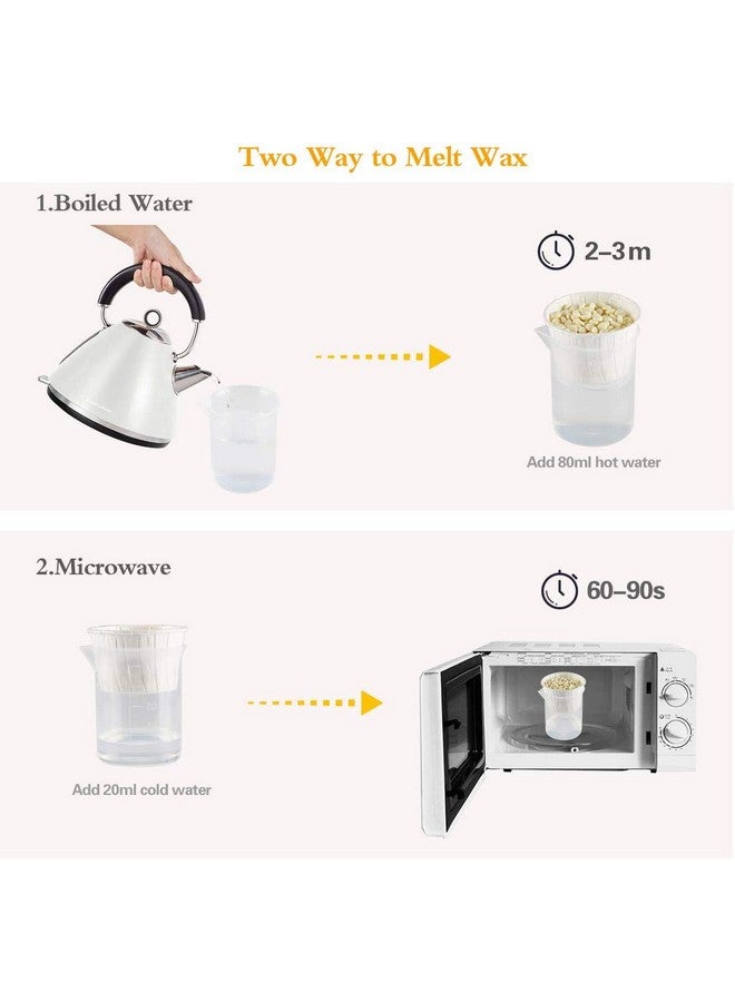 Wokaar Nose Wax Kit, 100 g Wax, 30 Applicators, 15-20 Uses. Nose & Ear Hair Removal for Men and Women- Safe, Easy, Quick & Painless Hair Remover - Image 2