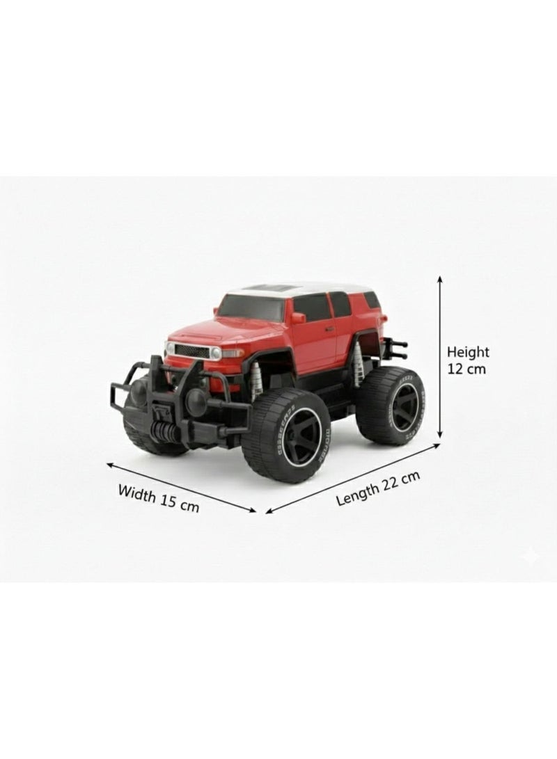 RC Off-Road 4x4 Remote Control Car | 27MHz Full Function Monster Truck with Big Wheels - Kids Toy Age 6+ - Image 2