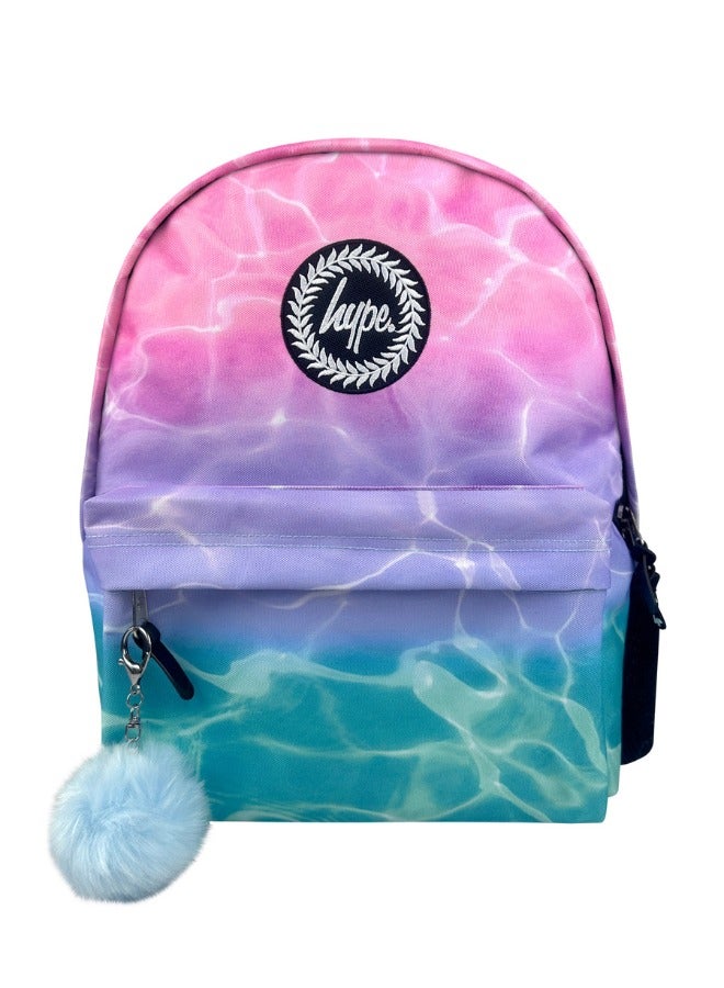 JUST HYPE Iconic Backpack- Pastel Pool - Image 1