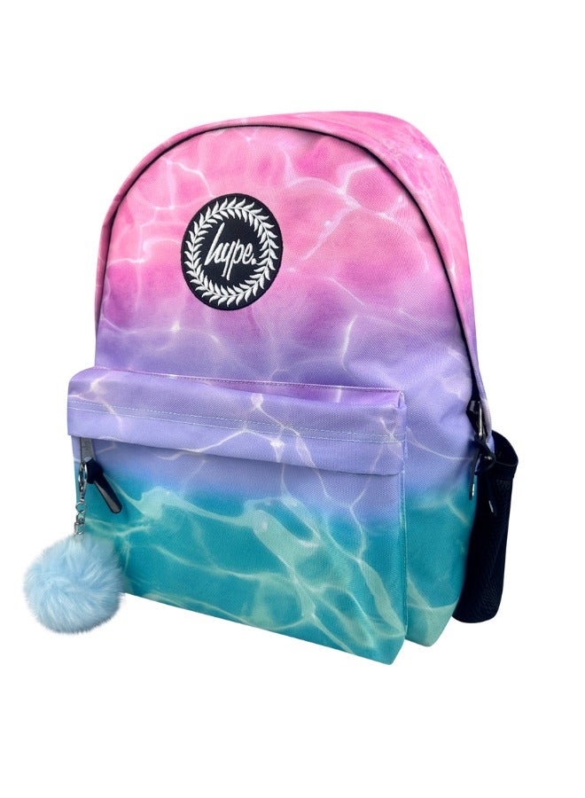 JUST HYPE Iconic Backpack- Pastel Pool - Image 2