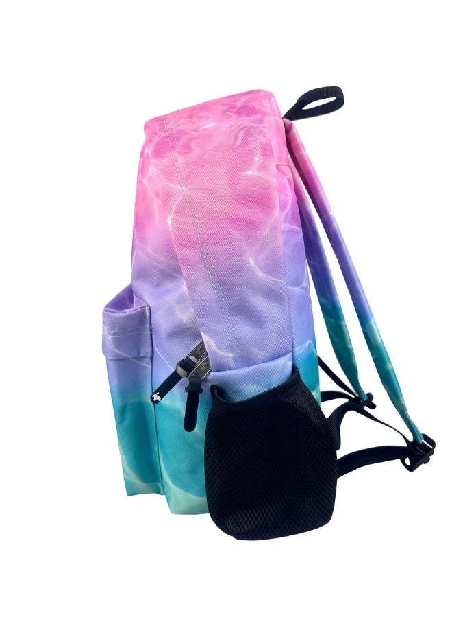 JUST HYPE Iconic Backpack- Pastel Pool - Image 3
