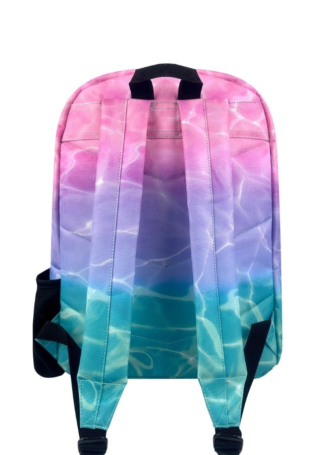JUST HYPE Iconic Backpack- Pastel Pool - Image 4