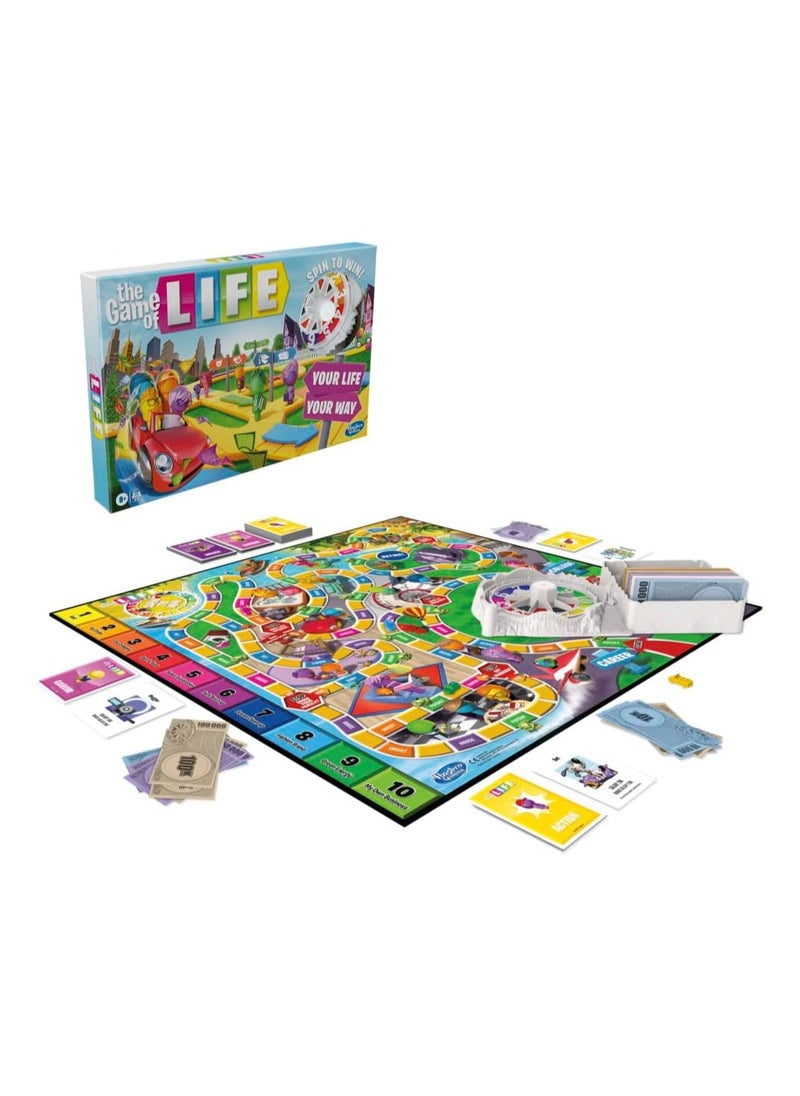 HASBRO - GAMING - Hasbro Gaming The Game of Life Game, Family Board Game for 2 to 4 Players - Image 1