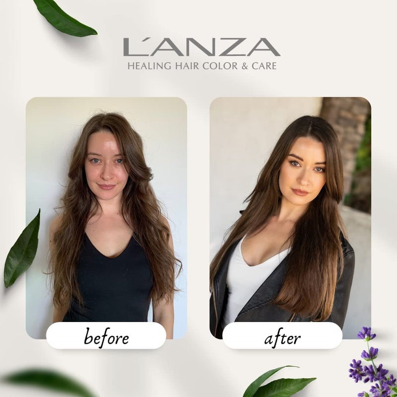 LANZA L'ANZA Healing Moisture Moi Moi Hair Masque, Moisturizes and Refreshes Dry and Coarse Hair, Rich With Bamboo Codifying Complex, Sulfate-free, Paraben-free, Gluten-free Formula (6.8 Fl Oz) - Image 3