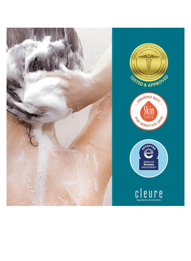 Cleure Cleure Hypoallergenic Volumizing Shampoo for Sensitive Skin - Fragrance Free, SLS Free & Paraben Free (12 oz, Pack of 2)  - Image 3