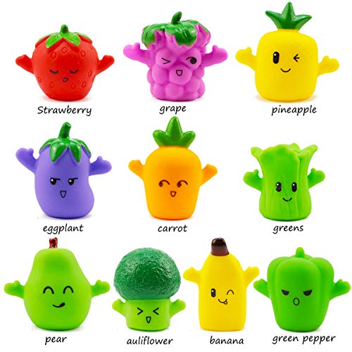 MIMIDOU 10 PCS Cute Fruit Finger Puppets Toys a Very Good Educational Cognitive Toy a Bridge for Children to Make Friends and Interact Childrens Party RoleTelling Puppets a Great Gift for Kids - Image 5