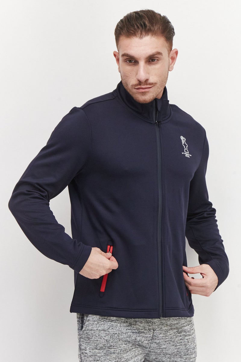 North Sails Men Sportswear Fit Long Sleeve Outdoor  Sweatshirt, Navy Blue - Image 1