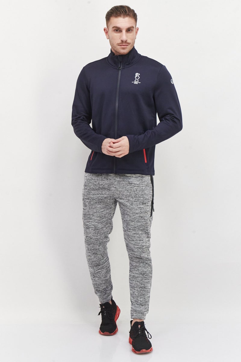 North Sails Men Sportswear Fit Long Sleeve Outdoor  Sweatshirt, Navy Blue - Image 3