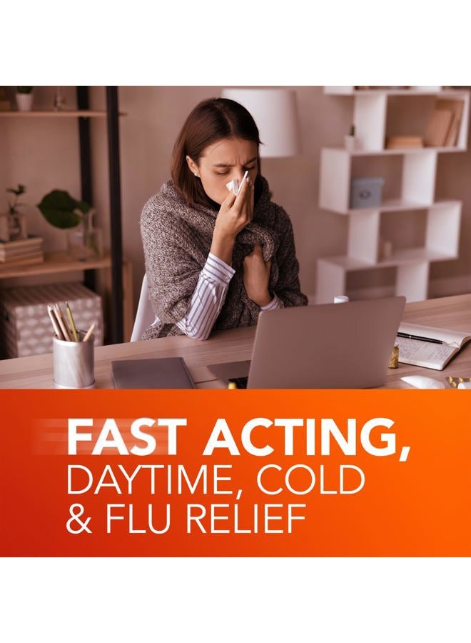 Vicks DayQuil Severe Cold & Flu Liquid Medicine, Daytime Relief for Headache, Fever, Sore Throat, Minor Aches & Pains, Chest Congestion, Stuffy Nose, Nasal Congestion, Sinus Pressure, & Cough, 2x12oz - Image 4