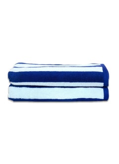 100% Cotton Beach Towel - Royal Blue and White Stripe, Soft, Absorbent, Lightweight, Quick-Drying Towel for Beach, Pool, Travel, and Outdoor Use, 36" x 72" - pzsku/ZA7631192636453C2F1CEZ/45/_/1734170721/29f2e7c5-b1e6-4fbe-af5f-595a15ee76cc