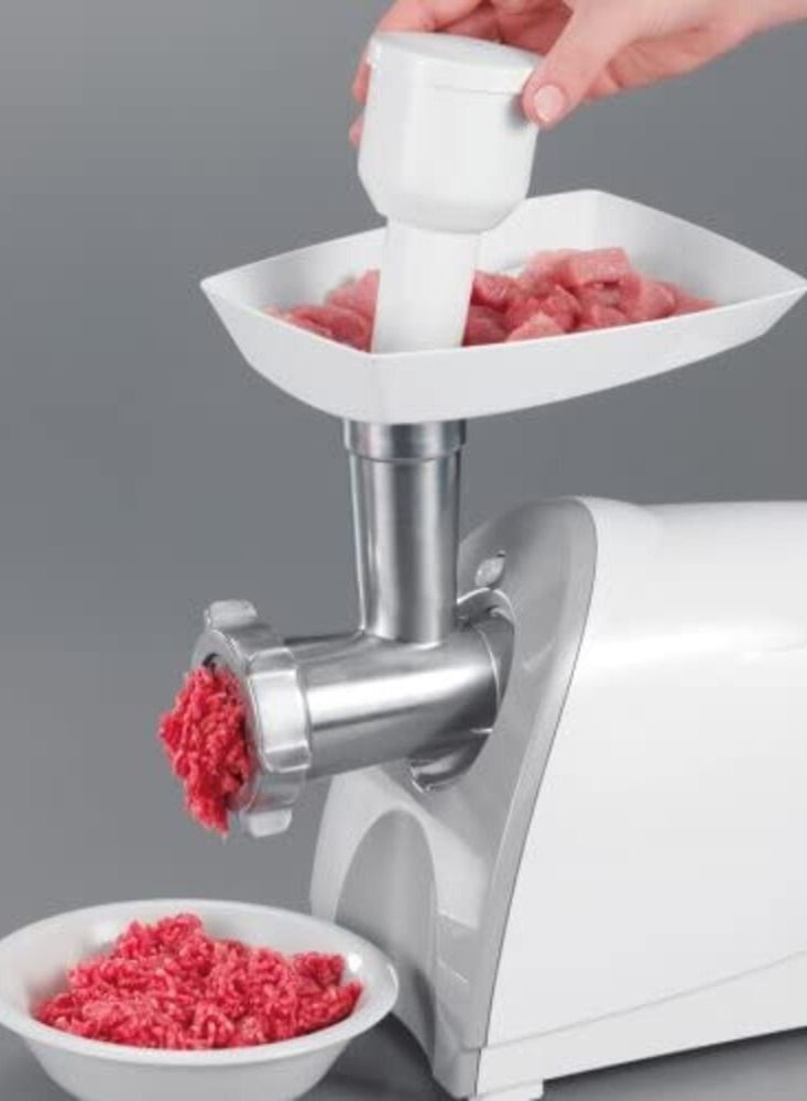 Severin Meat grinder mincer 600w fw 3782 white/silver - Image 2