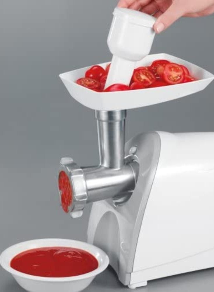 Severin Meat grinder mincer 600w fw 3782 white/silver - Image 4