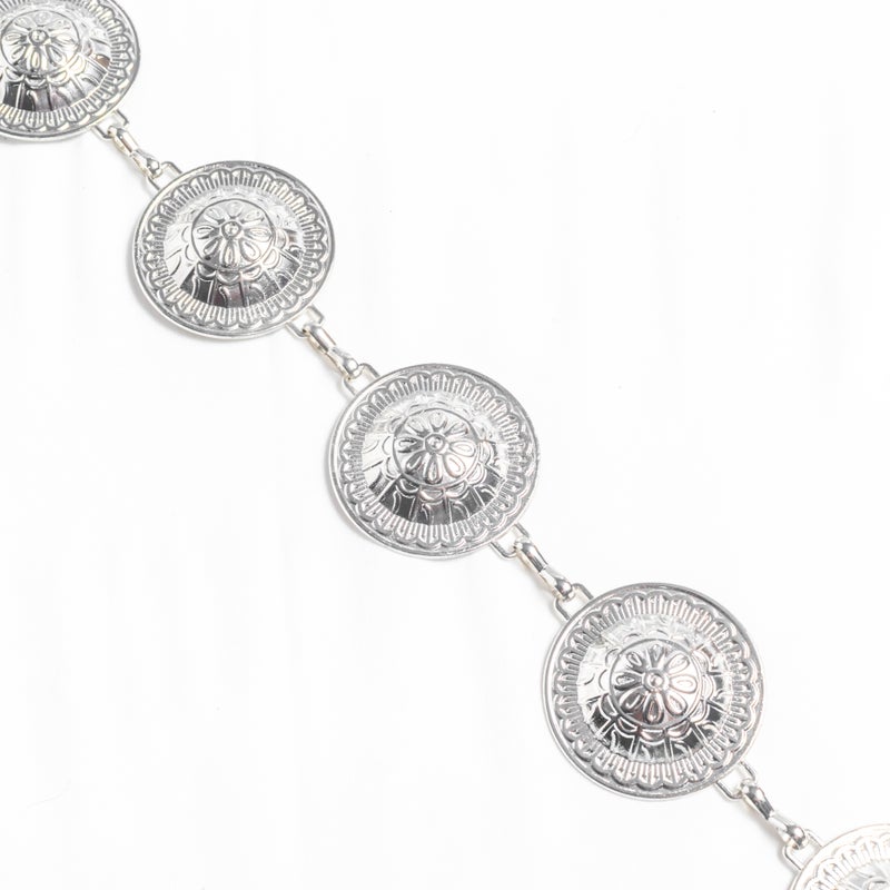 ذا بلاك بيرل اكسسوريز حزام معدن حريمي فضي - Image 3