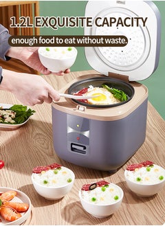 Generic 1.2 Liter Mini Multifunctional Non-Stick 200 Watt Small Portable Mechanical Home Rice Cooker for 1-2 People  - Image 4