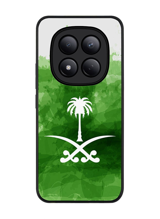 Stylizedd For Xiaomi Redmi Note 15 Pro 4G Case,Slim fit Camera Protection, Shockproof Thin Phone cover  - Saudi Emblem - Image 1
