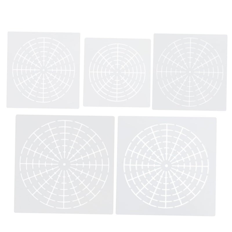 5 Sheets Mandala Stencil Templates For Wall Painting And Dotting Art Decor - Image 2