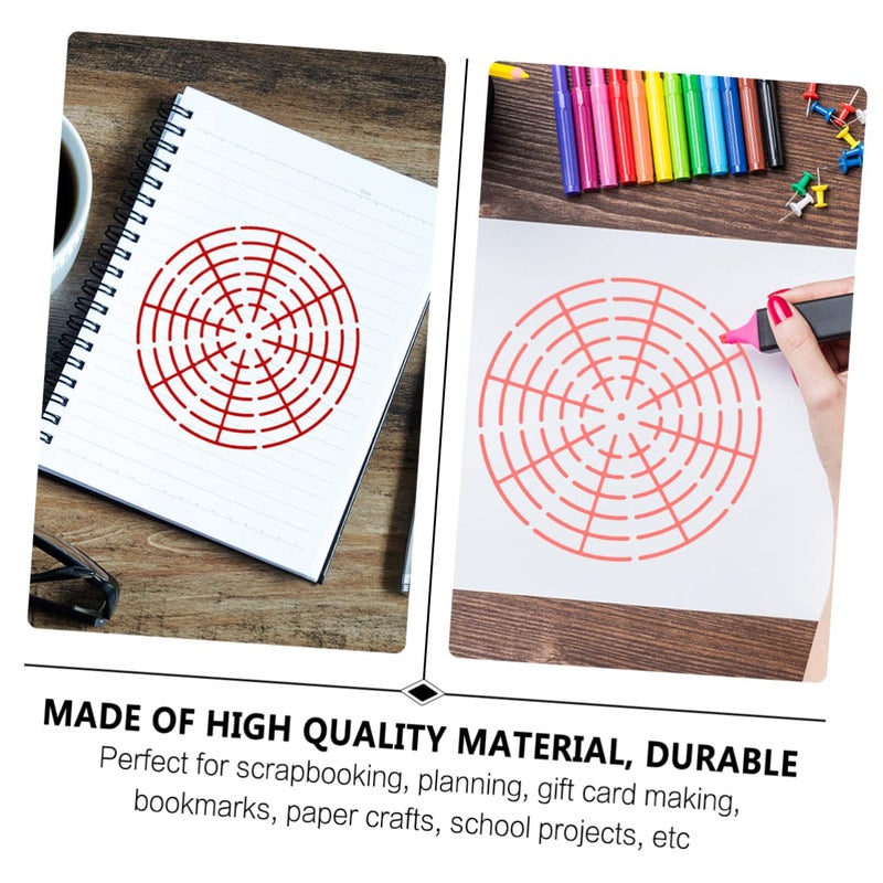 5 Sheets Mandala Stencil Templates For Wall Painting And Dotting Art Decor - Image 4