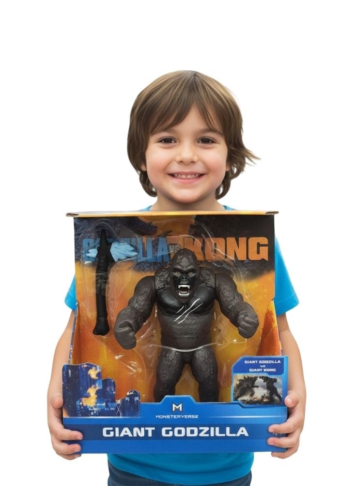 بريميم مجسم غودزيلا العملاق من سلسلة غودزيلا ضد كونغ مونستر فيرس – لعبة وحش كبيرة بتفاصيل دقيقة مع وضعية قتالية للأطفال من عمر أربع سنوات فما فوق - Image 2