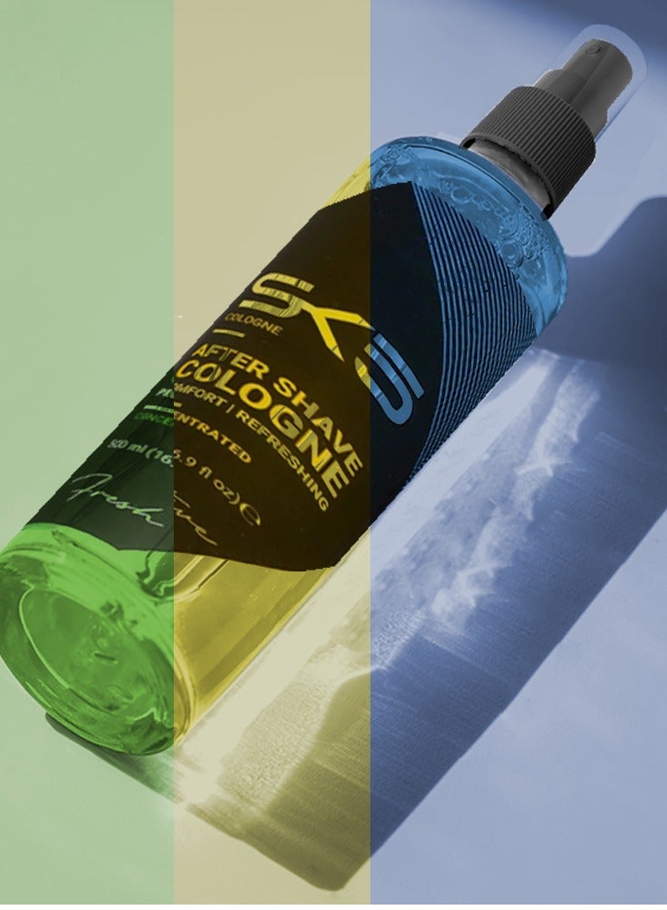 SK5 Attraction After Shave Cologne 250ml - Skin Soothing & Moisture - Image 3