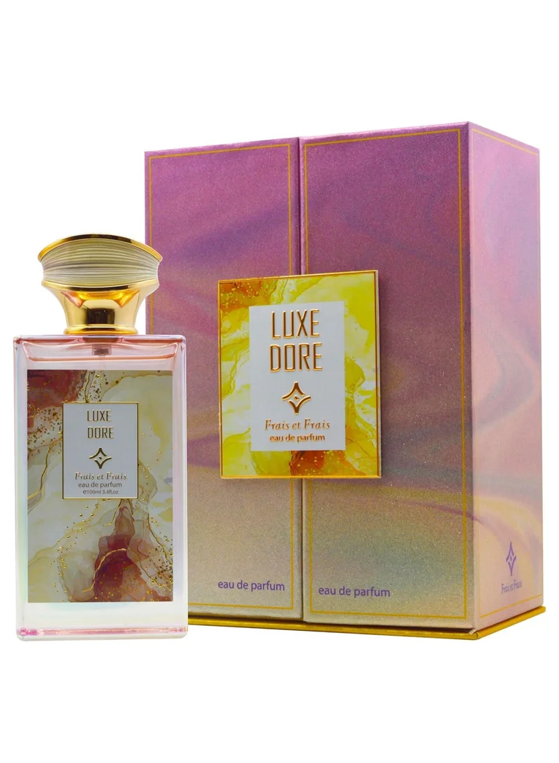 Frais Et Frais Frais Et Frais Luxe Doré Perfume 100ML - Eau de Parfum - Women's Floral Fragrance with Gardenia, Orange Blossom &amp; Patchouli